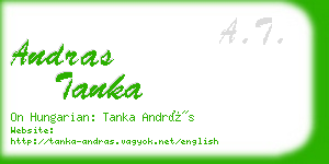 andras tanka business card